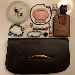 VINTAGE Jewelry & Accessories Bundle Lot Set Collection Stash Collector